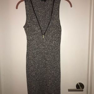 🐥3/$25 *Bundle & SAVE** Ribbed Zip Up Midi Dress